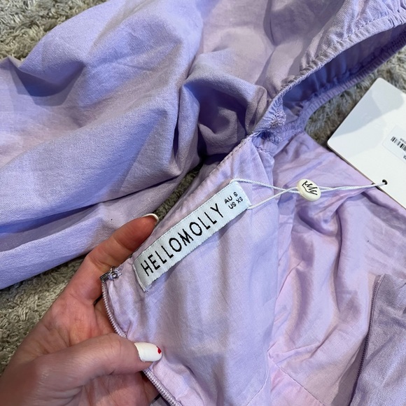 Hello Molly Off shoulder Lavender Dress - Picture 6 of 8